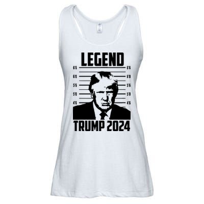 Trump 2024 Mugshot President Legend Pro Trump Ladies Essential Flowy Tank