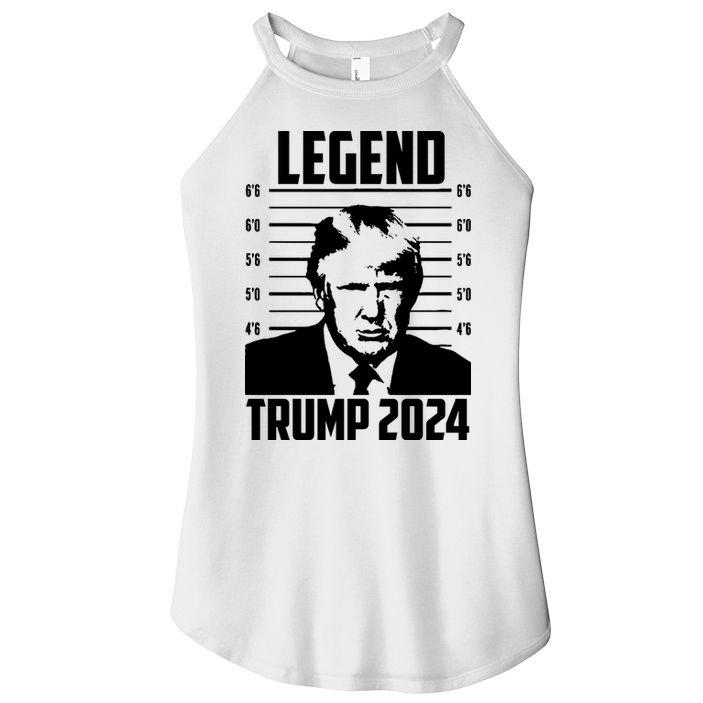 Trump 2024 Mugshot President Legend Pro Trump Women's Perfect Tri Rocker Tank
