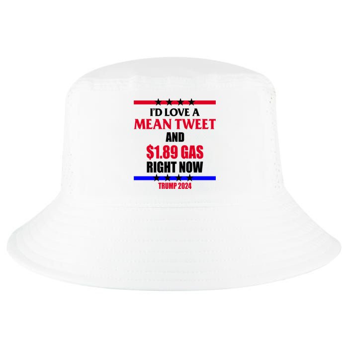 Trump 2024 Mean Tweet Low Gas Anti Biden Cool Comfort Performance Bucket Hat