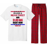 Trump 2024 Mean Tweet Low Gas Anti Biden Pajama Set