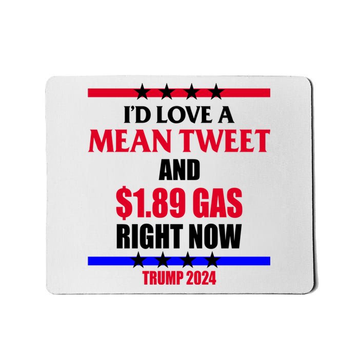 Trump 2024 Mean Tweet Low Gas Anti Biden Mousepad