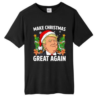 Trump 2024 Make Christmas Great Again Tall Fusion ChromaSoft Performance T-Shirt