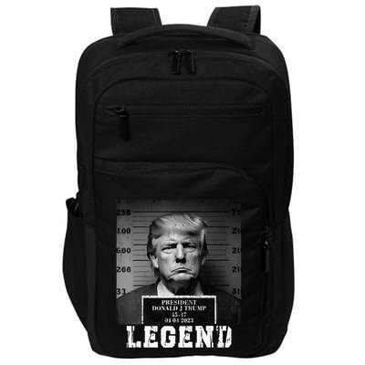 Trump 2024 Mugshot President Legend Impact Tech Backpack