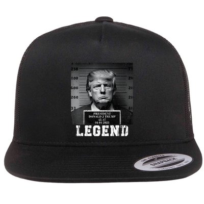 Trump 2024 Mugshot President Legend Flatbill Hat