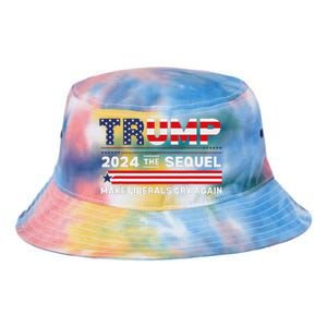 Trump 2024 Make Liberals Cry Again Tie Dye Newport Bucket Hat