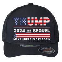 Trump 2024 Make Liberals Cry Again Flexfit Unipanel Trucker Cap