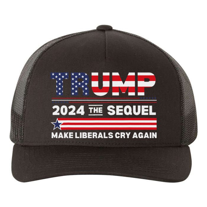 Trump 2024 Make Liberals Cry Again Yupoong Adult 5-Panel Trucker Hat