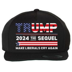 Trump 2024 Make Liberals Cry Again Wool Snapback Cap