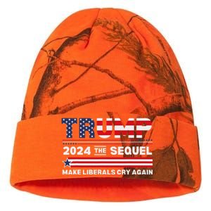 Trump 2024 Make Liberals Cry Again Kati Licensed 12" Camo Beanie