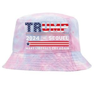 Trump 2024 Make Liberals Cry Again Tie-Dyed Bucket Hat