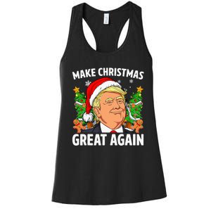 Trump 2024 Make Christmas Great Again Women's Racerback Tank