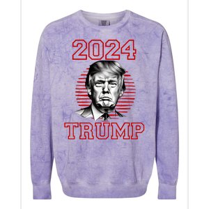 Trump 2024: MAGA Patriot Reelect Keep America Great! Colorblast Crewneck Sweatshirt