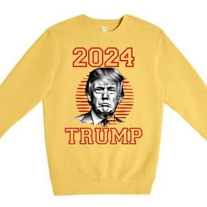 Trump 2024: MAGA Patriot Reelect Keep America Great! Premium Crewneck Sweatshirt