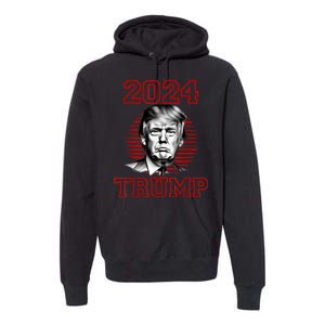 Trump 2024: MAGA Patriot Reelect Keep America Great! Premium Hoodie