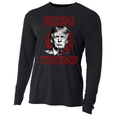 Trump 2024: MAGA Patriot Reelect Keep America Great! Cooling Performance Long Sleeve Crew