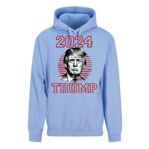 Trump 2024: MAGA Patriot Reelect Keep America Great! Unisex Surf Hoodie