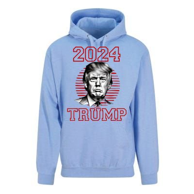 Trump 2024: MAGA Patriot Reelect Keep America Great! Unisex Surf Hoodie