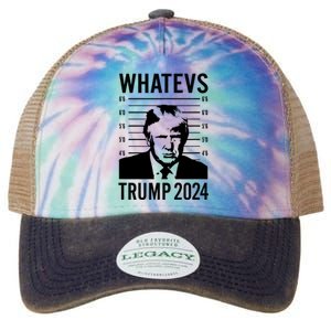 Trump 2024 Mugshot President Legacy Tie Dye Trucker Hat