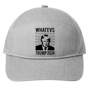 Trump 2024 Mugshot President 7-Panel Snapback Hat