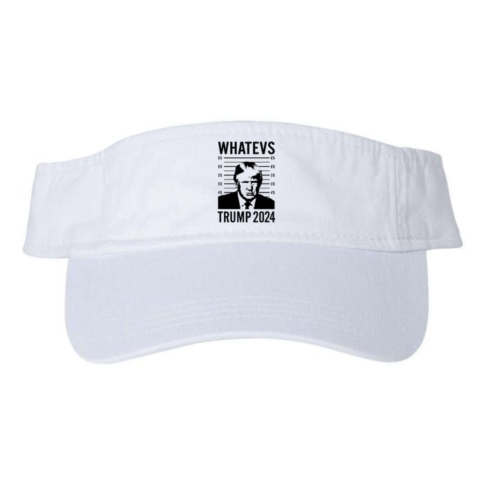 Trump 2024 Mugshot President Valucap Bio-Washed Visor