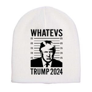 Trump 2024 Mugshot President Short Acrylic Beanie