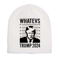 Trump 2024 Mugshot President Short Acrylic Beanie