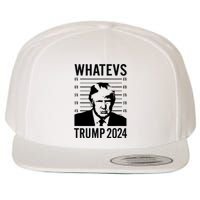 Trump 2024 Mugshot President Wool Snapback Cap