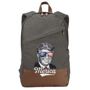 Trump 2020 Merica Presidential Campaign Gift Cotton Canvas Backpack