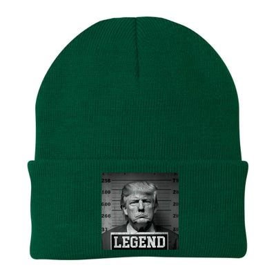 Trump 2024 Mugshot President Legend Knit Cap Winter Beanie