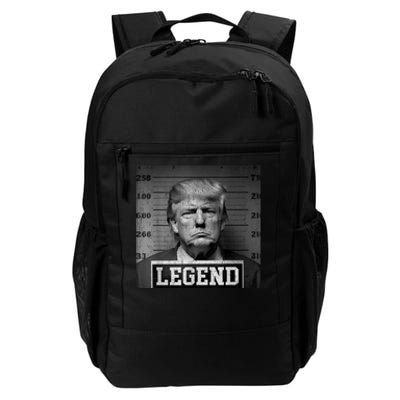 Trump 2024 Mugshot President Legend Daily Commute Backpack