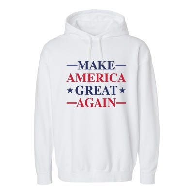 Trum 2024 Make America Great Again 4 Garment-Dyed Fleece Hoodie