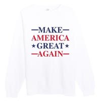 Trum 2024 Make America Great Again 4 Premium Crewneck Sweatshirt