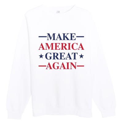 Trum 2024 Make America Great Again 4 Premium Crewneck Sweatshirt