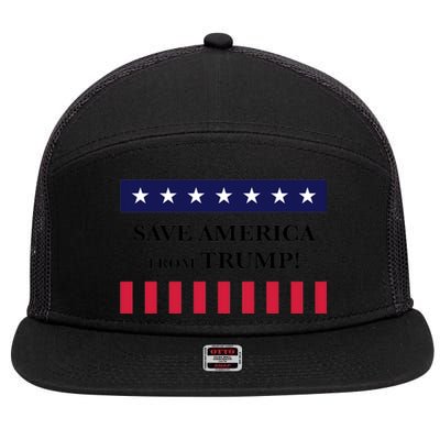 Trum 2024 Make America Great Again 6 7 Panel Mesh Trucker Snapback Hat