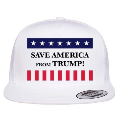 Trum 2024 Make America Great Again 6 Flat Bill Trucker Hat