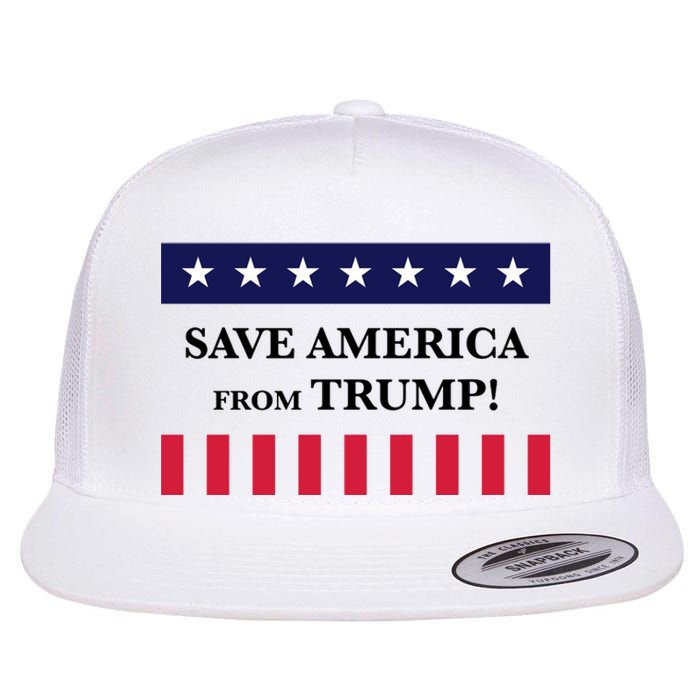 Trum 2024 Make America Great Again 6 Flat Bill Trucker Hat