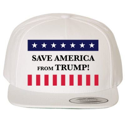 Trum 2024 Make America Great Again 6 Wool Snapback Cap