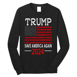 Trum 2024 Make America Great Again 7 Long Sleeve Shirt