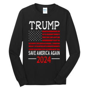 Trum 2024 Make America Great Again 7 Tall Long Sleeve T-Shirt