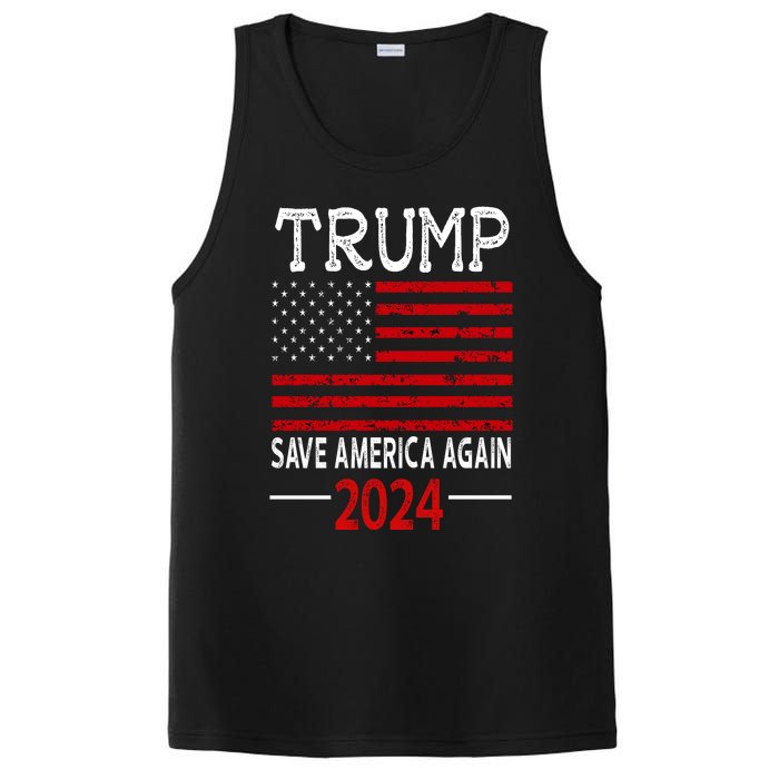 Trum 2024 Make America Great Again 7 PosiCharge Competitor Tank