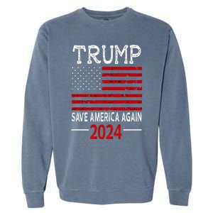 Trum 2024 Make America Great Again 7 Garment-Dyed Sweatshirt