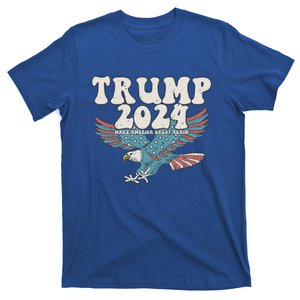 Trump 2024 Make Maga Great America Again Eagle Retro Gift T-Shirt