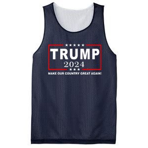 Trump 2024 Make Our Country Great Again Mesh Reversible Basketball Jersey Tank