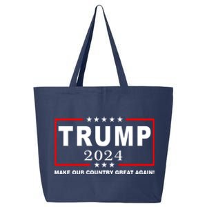 Trump 2024 Make Our Country Great Again 25L Jumbo Tote