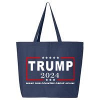 Trump 2024 Make Our Country Great Again 25L Jumbo Tote