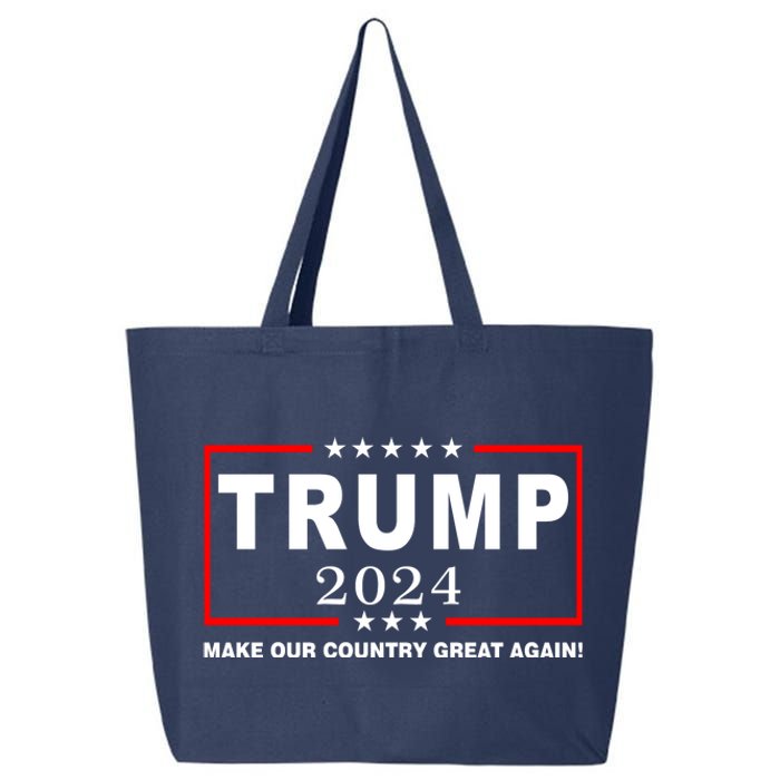 Trump 2024 Make Our Country Great Again 25L Jumbo Tote