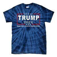 Trump 2024 Make Our Country Great Again Tie-Dye T-Shirt