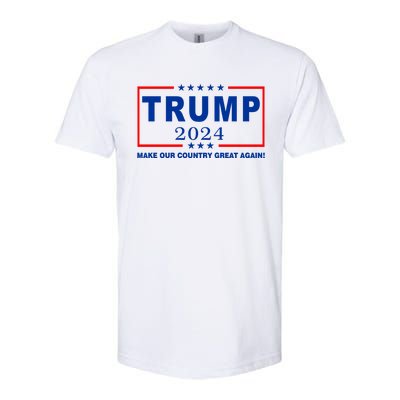 Trump 2024 Make Our Country Great Again Softstyle® CVC T-Shirt