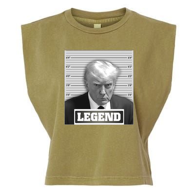 Trump 2024 Mugshot President Legend Garment-Dyed Women's Muscle Tee