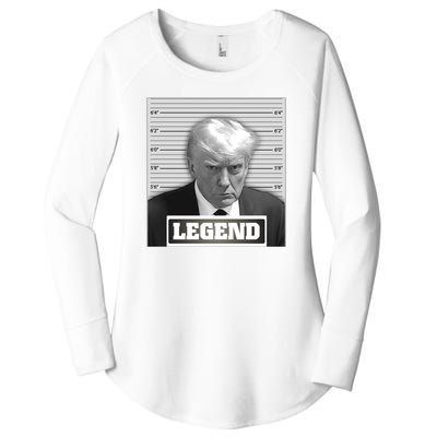 Trump 2024 Mugshot President Legend Women's Perfect Tri Tunic Long Sleeve Shirt